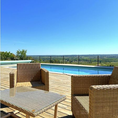 Elegance Et Charme Au Coeur Des Vignes - Piscine Et Decoration Artisanale Villa Le Pian-sur-Garonne Exterior photo