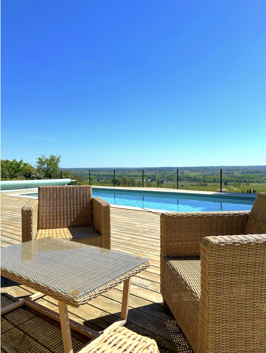 Elegance Et Charme Au Coeur Des Vignes - Piscine Et Decoration Artisanale Villa Le Pian-sur-Garonne Exterior photo